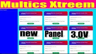 Multics Xtreem Panel New 3 0V  2020 full channel open