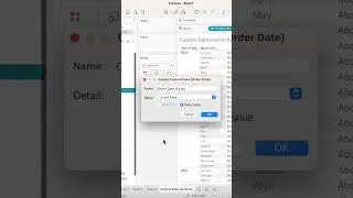 #Tableau &mdash; создание собственной иерархии дат