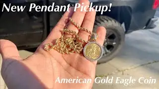 Unboxing An American Gold Eagle DIAMOND pendant!