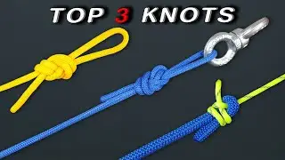 TOP 3 knots for bushcraft | DURABLE knots to help you in your daily life | Bushcraft knots
