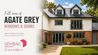 Full house of Agate Grey Windows and Doors | Windows, Doors & Conservatories from SEHBAC | Essex