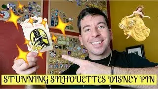 BELLE STUNNING SILHOUETTES DISNEY PIN!
