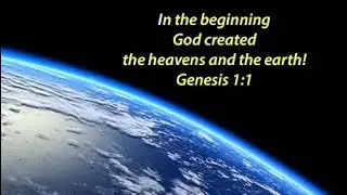Bible Reading NLT: Genesis Chapter 1 | The Story of Creation | 