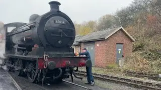 J27 No 65894 (in weathered BR livery) heads off for 3 days of photo charters