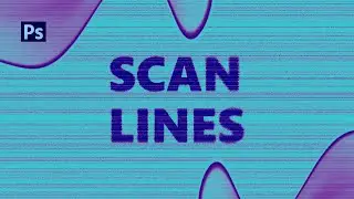 Textured Scan Lines Text Effect in Photoshop | Retro & Grunge Typography Tutorial