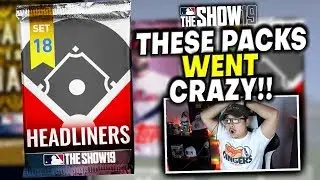 THESE DIAMOND PULLS WENT CRAZY! NEW Set 18 Headliners Pack Opening MLB The Show 19