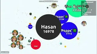 Agar.io Hasan & Turkey - Europe - FFA - PARTY - BEST MOMENT 21