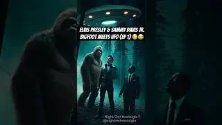 Elvis Presley & Sammy Davis Jr. Bigfoot Meets UFO (Ep 1) 😳😂 #shorts #viral #elvispresley