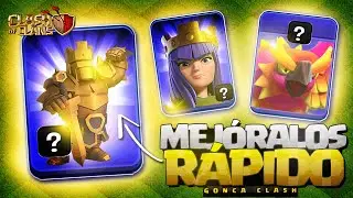 🚀 ¡Esto es CLAVE para MEJORAR tus HÉROES y MASCOTAS RÁPIDO en Clash of Clans! (GUÍA RUSH Episodio 3)