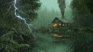 HEAVY RAIN AND THUNDER SOUNDS - DEEP SLEEP | Thunderstorm for Sleeping - Rain Sound Comfort #2