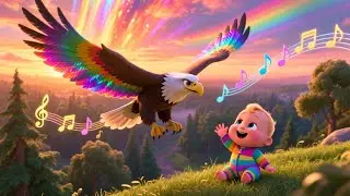 Eagle Soars on Music Roads 🦅🎶 Fun Adventure Song for Kids | Playful Learning Journey