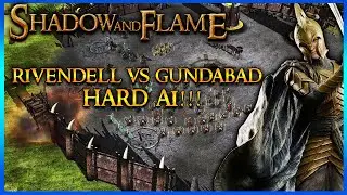 BFME1 Shadow and Flame 2.0 - Rivendell Vs Gundabad [Hard Ai]