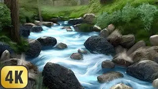 Tranquil Love Melodies: 4K Nature's Bliss & Melodic Piano Music for Relaxation and Sleep