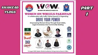 Women on Wheels Pakistan | Drive Your Power Karachi 2025 | Part 1 | Shahzad Vlogs