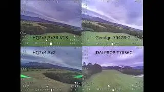 LONG RANGE 7 inch proppeler comparison FPV QUAD