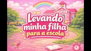 Levando minha filha na escola em Portugal🌟🤩