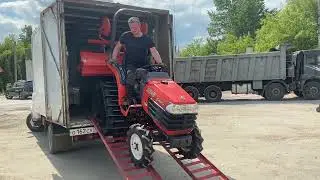 Отправляем трактор Kubota GB 145 счастливому владельцу из Тулы