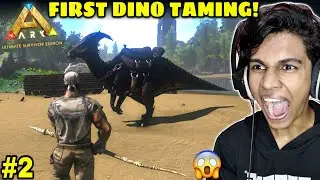 First Dino Taming Gone Wrong! 😱🔥 - ARK: Ultimate Mobile Edition - Part 02