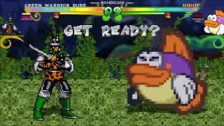 M.U.G.E.N TFGAF Special - Green Warrior Dude Vs. 5 Paper Mario Characters