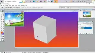 Photoshop me 3D Pictures kese banate he (फोटोशॉप में 3d पिक्चर केसे बनाते हैं )(creat 3d picture)