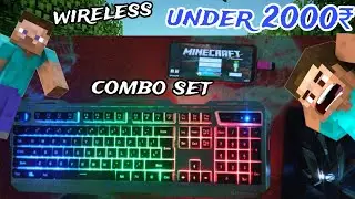 Zebronics transformer keyboard and mouse under 2000₹#minecraft #gaming #tranding