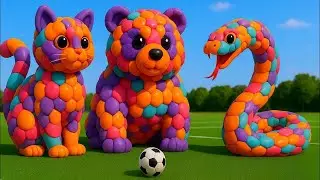 The mascot vibrato assistant JCB and Tractor on the football field is popular, co-produced, creative