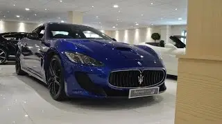 Blu Mediterraneo Maserati Granturismo MC Stradale at Baytree Cars