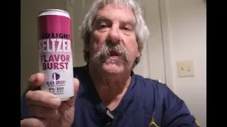Bud light Seltzer Flavor Burst Black Cherry Review ASMR