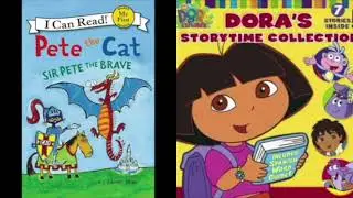 MERGED   Pete The Cat and Dora The Explorer Hair Up Trolls