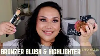 MY EFFORTLESS BRONZER, BLUSH & HIGHLIGHT ROUTINE
