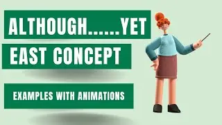 #although vs  #yet #uses #urdu #Hindi #grammartips #writingskills #languagemastery #animations #mcqs