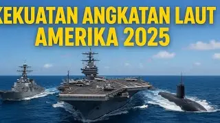 Kekuatan Angkatan Laut Amerika 2025 | Armada Terkuat di Dunia yang Menguasai Lautan