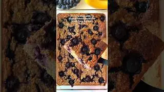 Healthy One Pan Blueberry Pie Baked Oats😍 #highprotein #healthybreakfast #mealprep