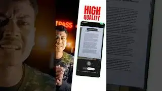 📄 &ldquo;WhatsApp Se High Quality Document Scan Karein, 🤯 Ninja trick 🔥 #whatsapp #docomment