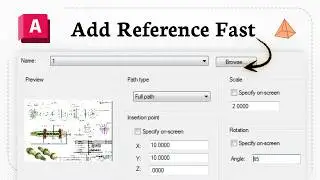 How to insert an image in AutoCAD (Instant Embed)