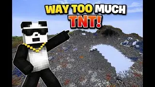 WAY TOO MUCH TNT 🧨🔥 Mod link in description (Mega TNT Mod 1.21)
