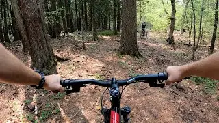 Mountain biking on Mackinac Island's interior