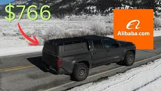 LIVING with an ALIBABA Camper Shell for 6 MONTHS