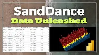 How to use SandDance in Power BI - Data Exploration
