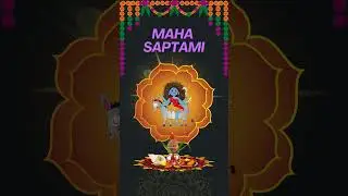 Celebrating Maha Saptami, the vibrant beginning of Durga Puja festivities! 🌸