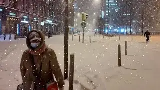 🔴 HEAVY Snow Blizzard City Walk 24/7 ❄️🌨️ Winter Storm in Helsinki Finland 4K February 2025 🔴 SLOWTV