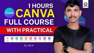 Canva Full Course in Hindi 2025 | Graphic Design, Resume, Poster, Logo, Thumbnail | Free Certificate