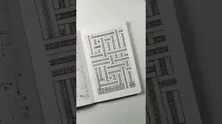 Ink Mastery: Original Line Art on A6 Notebook