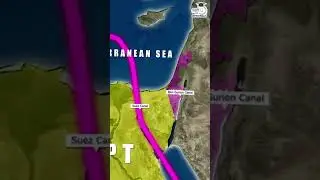 Suez Canal Alternative  Ben Gurion Canal #currentaffairs #news #studyiqupsc #facts #news #upsc