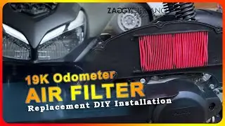 Project Shine: Air Filter 1st Replacement after 19K Odometer | Aerox V2