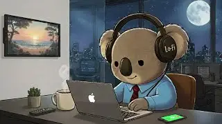 Warm Rain 🌧️ &mdash; Cozy Lofi Chillhop for Work & Relaxation | Koala Corner Beats