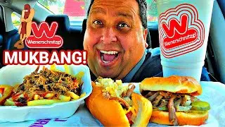 Wienerschnitzel MUKBANG 먹방 ~ BBQ Brisket Sandwich, BBQ Brisket Dog, BBQ Brisket Fries & Dr. Pepper!