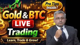 Live Gold & Bitcoin Market Analysis | Practical & Educational Trading Session 1609