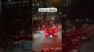 Only In Miami #miami #florida #traffic