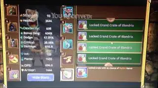 Opening 8 Locked Grand Crates of Elondria! Wow!!
